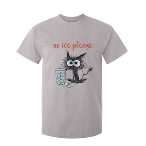 No Ice Please T Shirt For Kid Funny Black Cat Sarcastic Abolish ICE Meme TS14 Ice Gray Print Your Wear