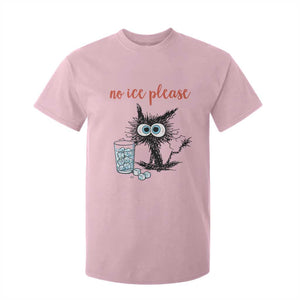 No Ice Please T Shirt For Kid Funny Black Cat Sarcastic Abolish ICE Meme TS14 Light Pink Print Your Wear