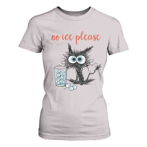 No Ice Please T Shirt For Women Funny Black Cat Sarcastic Abolish ICE Meme TS14 Ice Gray Print Your Wear