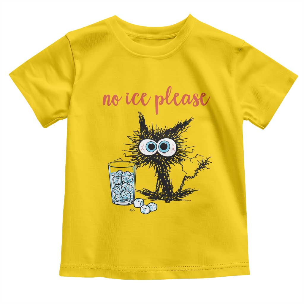 No Ice Please Toddler T Shirt Funny Black Cat Sarcastic Abolish ICE Meme TS14 Daisy Print Your Wear