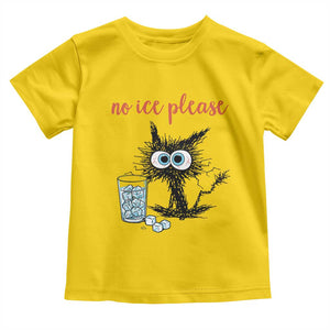 No Ice Please Toddler T Shirt Funny Black Cat Sarcastic Abolish ICE Meme TS14 Daisy Print Your Wear