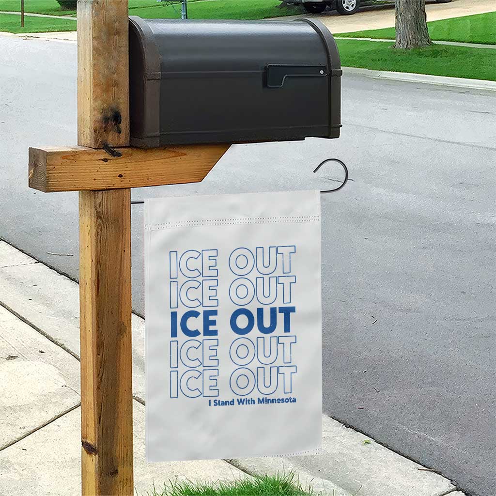 ICE Out Garden Flag I Stand With Minnesota Minneapolis Anti ICE TS14 Print Your Wear