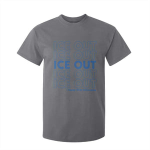 ICE Out T Shirt For Kid I Stand With Minnesota Minneapolis Anti ICE TS14 Charcoal Print Your Wear