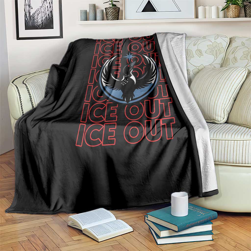 ICE Out Throw Blanket Minneapolis Resist Anti ICE Immigration Protest TS14 Print Your Wear