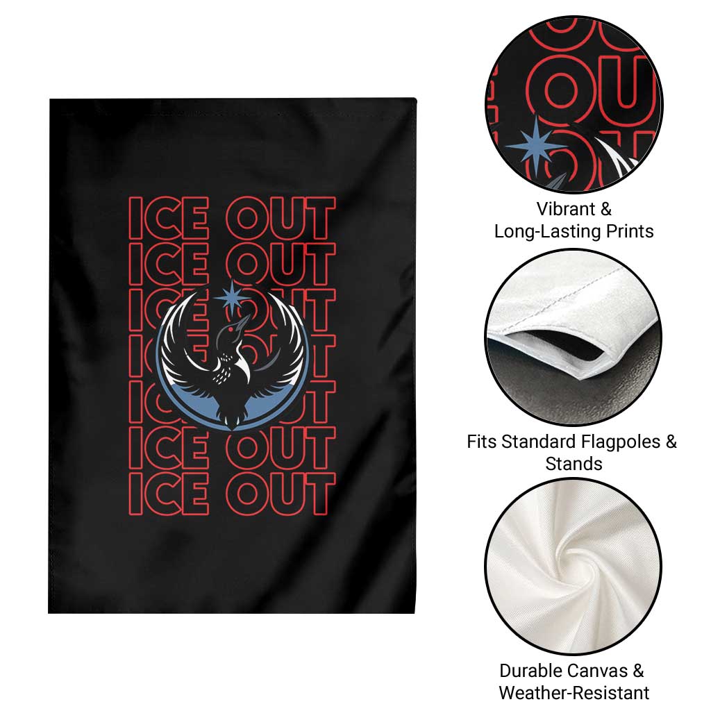 ICE Out Garden Flag Minneapolis Resist Anti ICE Immigration Protest TS14 Print Your Wear