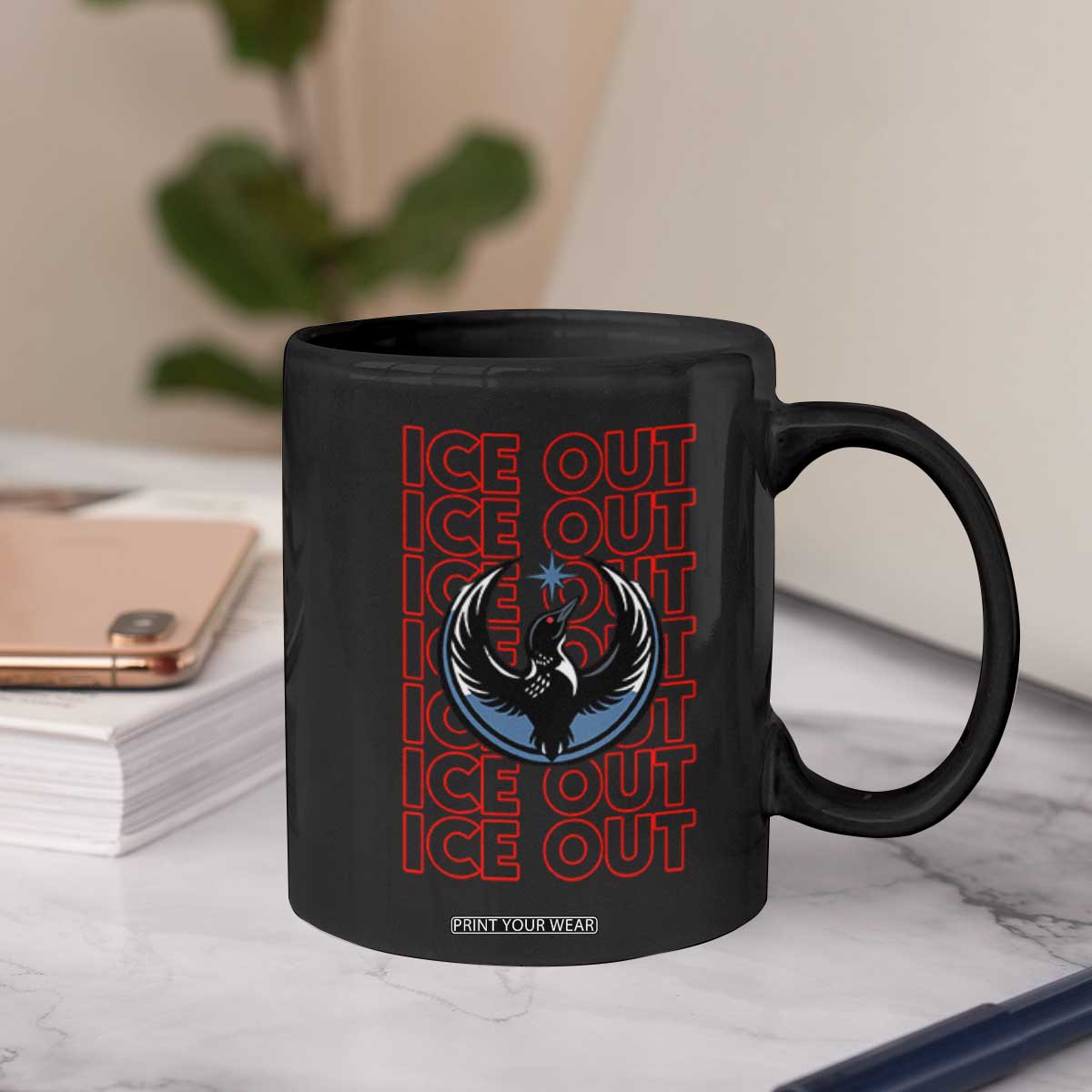 ICE Out Coffee Mug Minneapolis Resist Anti ICE Immigration Protest TS14 Print Your Wear