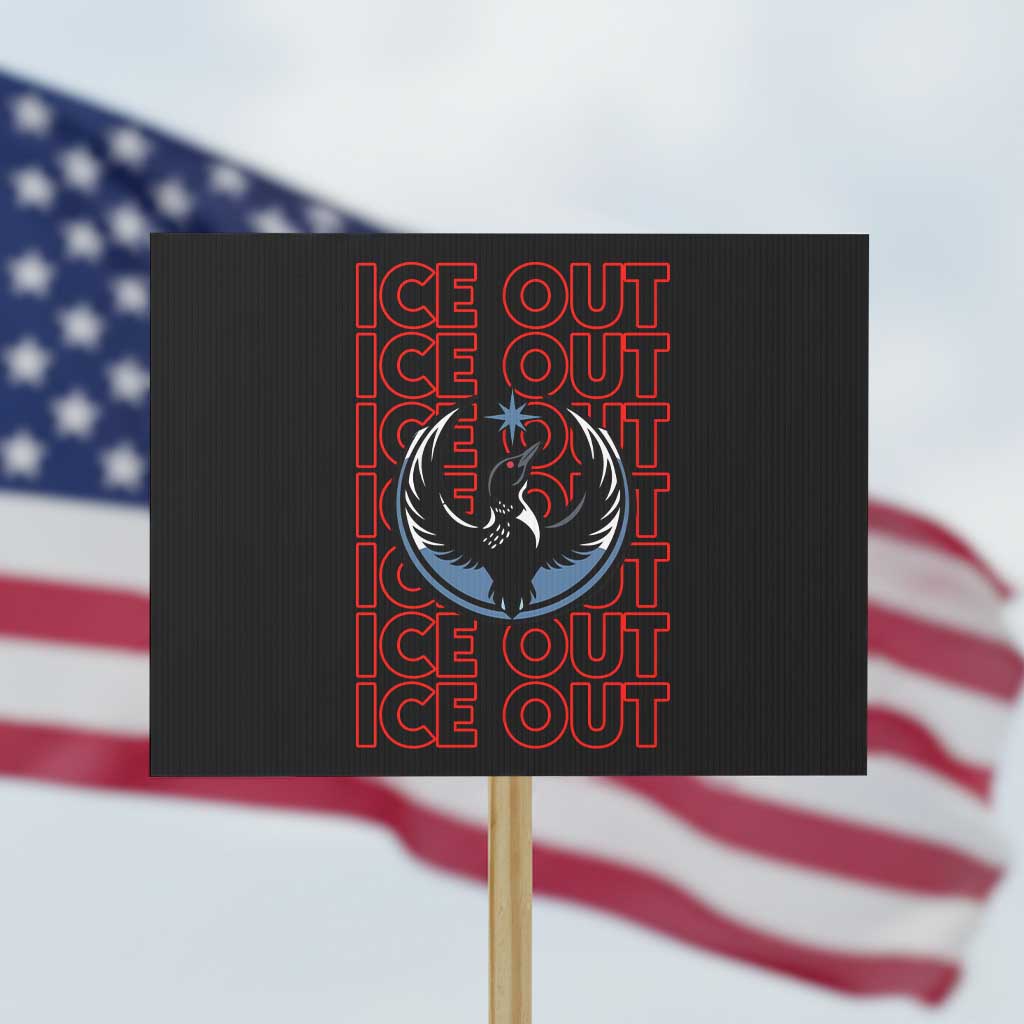 ICE Out Protest Sign Minneapolis Resist Anti ICE Immigration Protest TS14 Horizontal 18