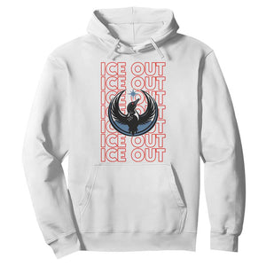ICE Out Hoodie Minneapolis Resist Anti ICE Immigration Protest TS14 White Print Your Wear