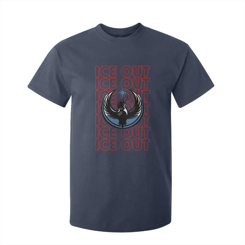 ICE Out T Shirt For Kid Minneapolis Resist Anti ICE Immigration Protest TS14 Navy Print Your Wear