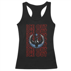 ICE Out Racerback Tank Top Minneapolis Resist Anti ICE Immigration Protest TS14 Black Print Your Wear