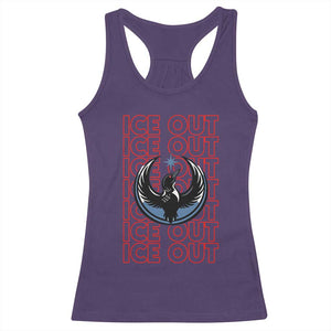 ICE Out Racerback Tank Top Minneapolis Resist Anti ICE Immigration Protest TS14 Purple Print Your Wear