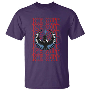 ICE Out T Shirt Minneapolis Resist Anti ICE Immigration Protest TS14 Purple Print Your Wear