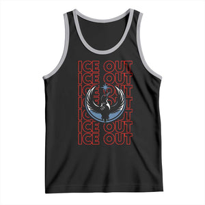 ICE Out Tank Top Minneapolis Resist Anti ICE Immigration Protest TS14 Black Athletic Heather Print Your Wear