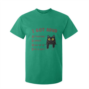 I Got ADHD is that A Cat T Shirt For Kid Funny Cat Lover TS14 Irish Green Print Your Wear
