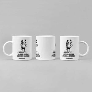 I Need A Hug from A Baddie Coffee Mug Funny Frog Saying Quote TS14 Print Your Wear