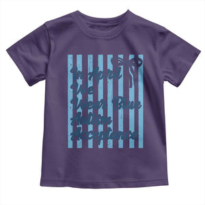 Autism Acceptance Toddler T Shirt In April We Wear Blue Support Neurodivergent TS14 Purple Print Your Wear