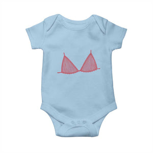 Coastal Bikini Baby Onesie Girls Trip Matching Beach Weekend TS14 Light Blue Print Your Wear