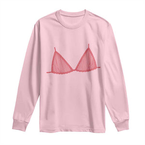 Coastal Bikini Long Sleeve Shirt Girls Trip Matching Beach Weekend TS14 Light Pink Print Your Wear