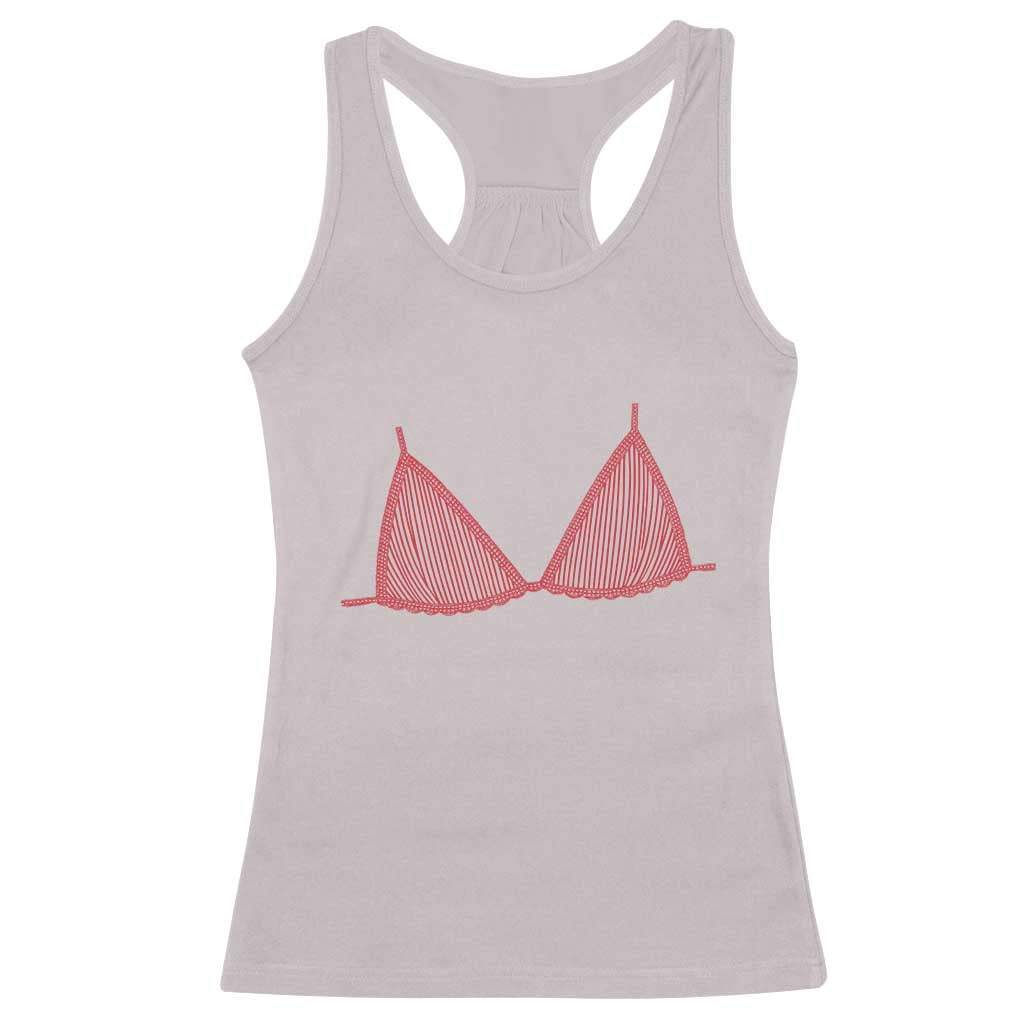 Coastal Bikini Racerback Tank Top Girls Trip Matching Beach Weekend TS14 Ice Gray Print Your Wear