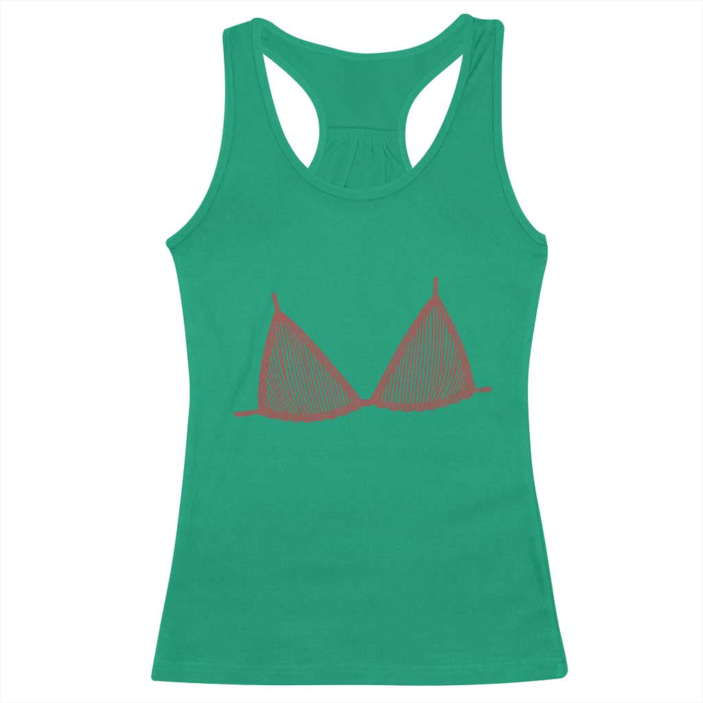 Coastal Bikini Racerback Tank Top Girls Trip Matching Beach Weekend TS14 Irish Green Print Your Wear