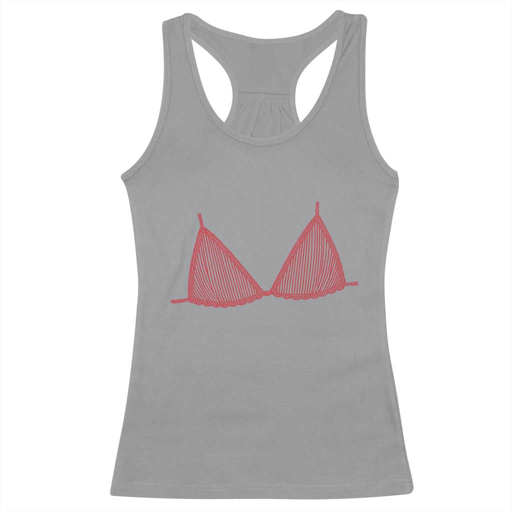 Coastal Bikini Racerback Tank Top Girls Trip Matching Beach Weekend TS14 Sport Gray Print Your Wear