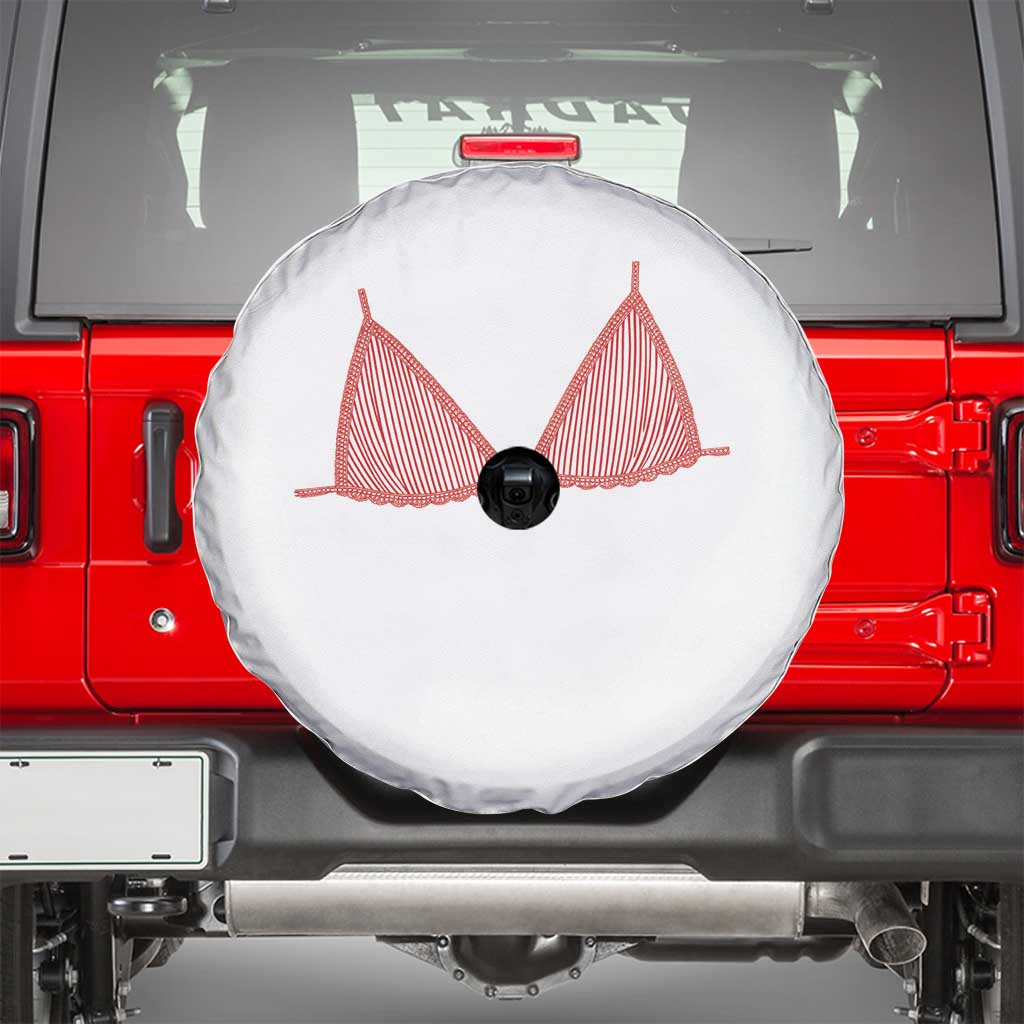Coastal Bikini Spare Tire Cover Girls Trip Matching Beach Weekend TS14 White Print Your Wear