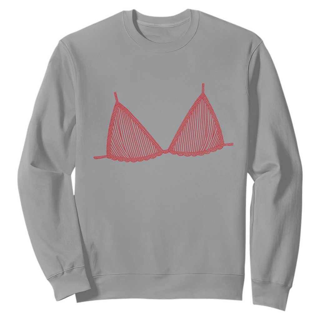 Coastal Bikini Sweatshirt Girls Trip Matching Beach Weekend TS14 Sport Gray Print Your Wear
