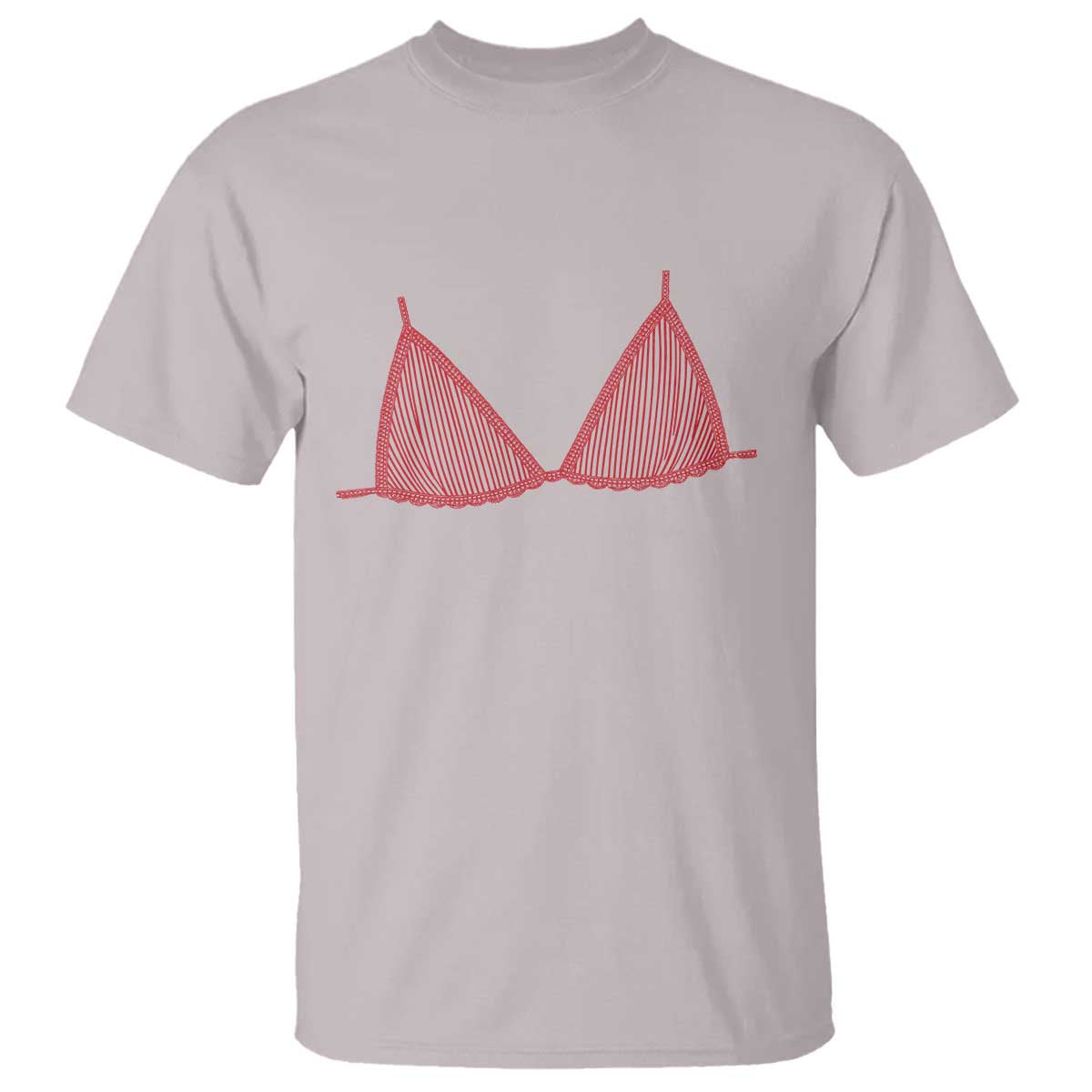 Coastal Bikini T Shirt Girls Trip Matching Beach Weekend TS14 Ice Gray Print Your Wear