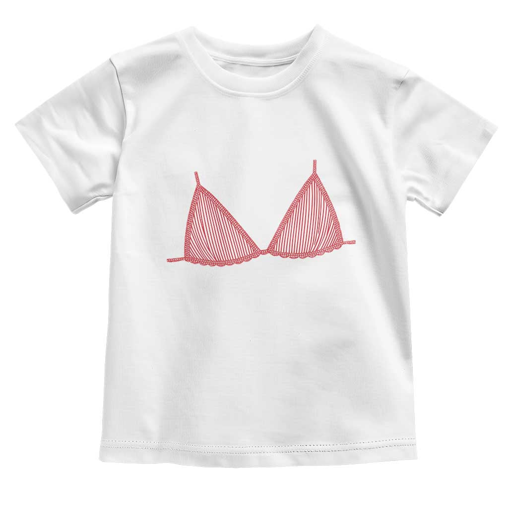 Coastal Bikini Toddler T Shirt Girls Trip Matching Beach Weekend TS14 White Print Your Wear