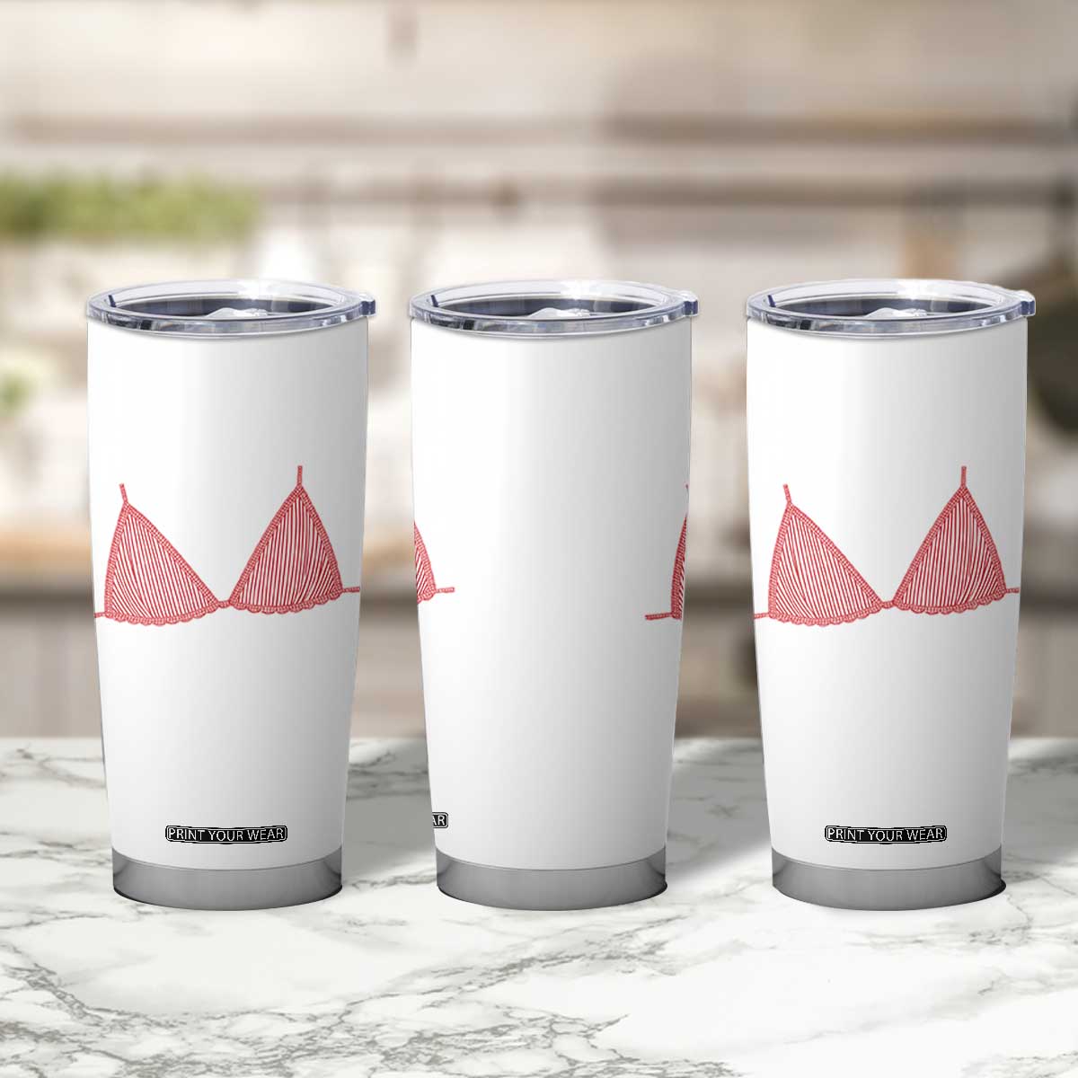 Coastal Bikini Tumbler Cup Girls Trip Matching Beach Weekend TS14 Print Your Wear