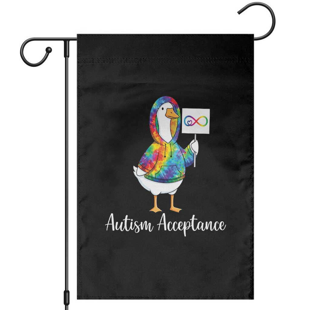 Autism Acceptance Garden Flag Accept Understand Love Support Neurodivergent TS14 Black Print Your Wear