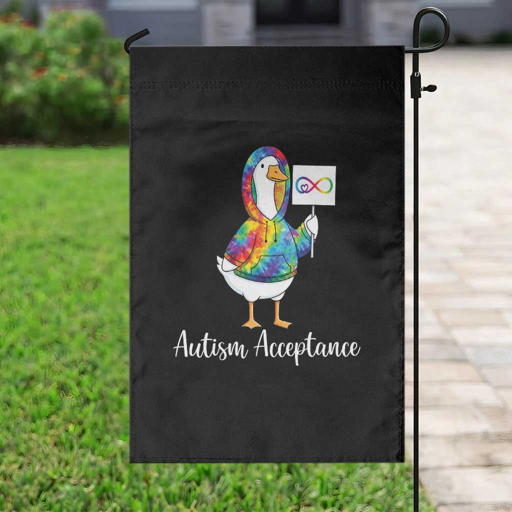 Autism Acceptance Garden Flag Accept Understand Love Support Neurodivergent TS14 Print Your Wear