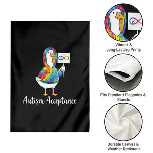 Autism Acceptance Garden Flag Accept Understand Love Support Neurodivergent TS14 Print Your Wear