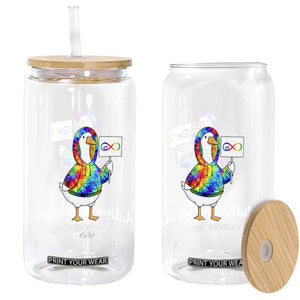 Autism Acceptance Glass Can Accept Understand Love Support Neurodivergent TS14 Print Your Wear