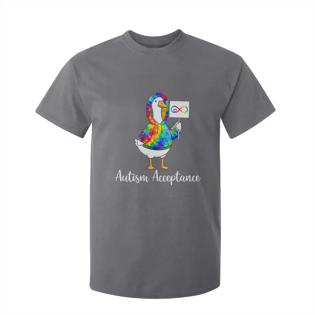 Autism Acceptance T Shirt For Kid Accept Understand Love Support Neurodivergent TS14 Charcoal Print Your Wear