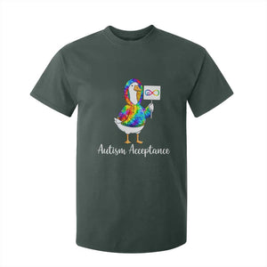 Autism Acceptance T Shirt For Kid Accept Understand Love Support Neurodivergent TS14 Dark Forest Green Print Your Wear