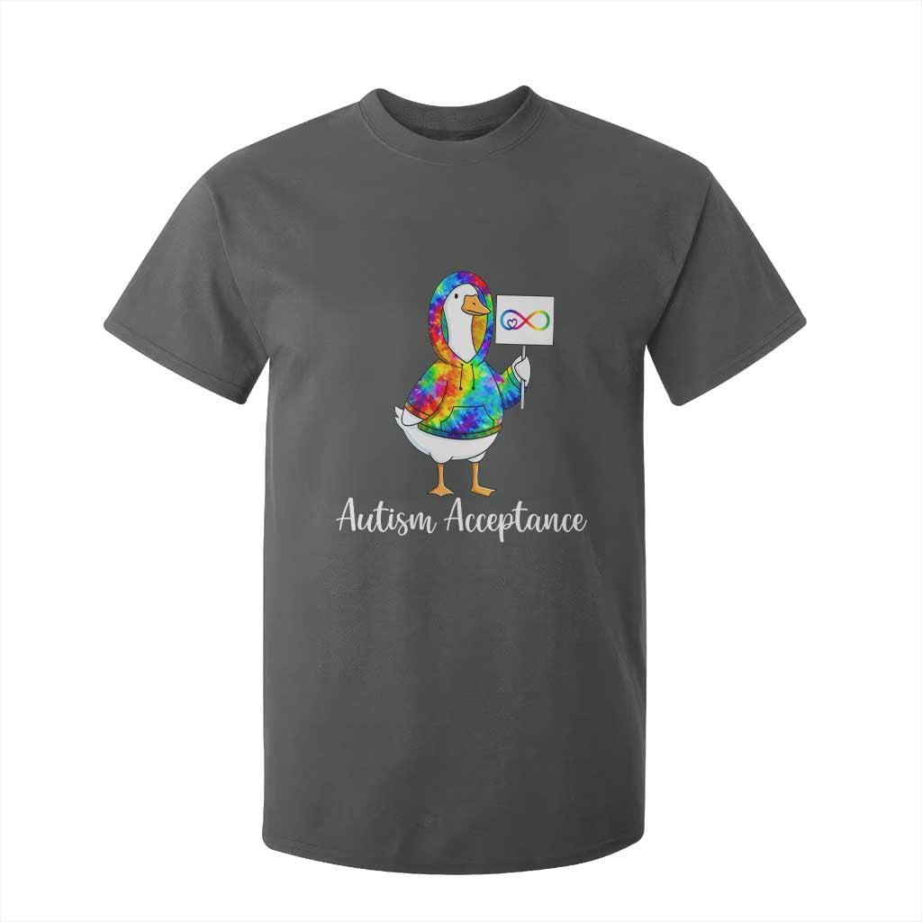 Autism Acceptance T Shirt For Kid Accept Understand Love Support Neurodivergent TS14 Dark Heather Print Your Wear