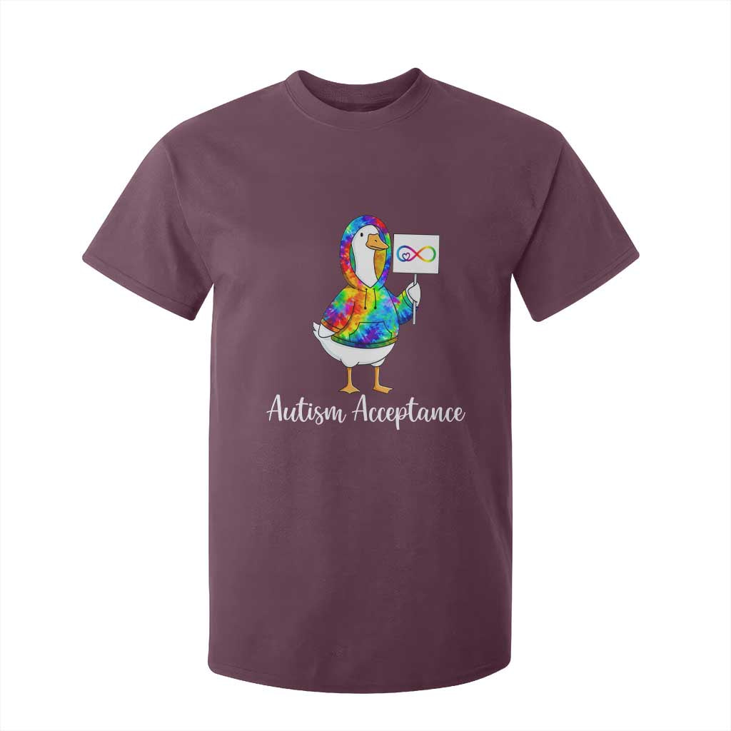 Autism Acceptance T Shirt For Kid Accept Understand Love Support Neurodivergent TS14 Maroon Print Your Wear