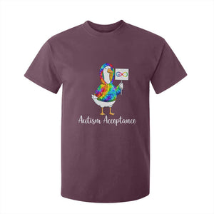 Autism Acceptance T Shirt For Kid Accept Understand Love Support Neurodivergent TS14 Maroon Print Your Wear