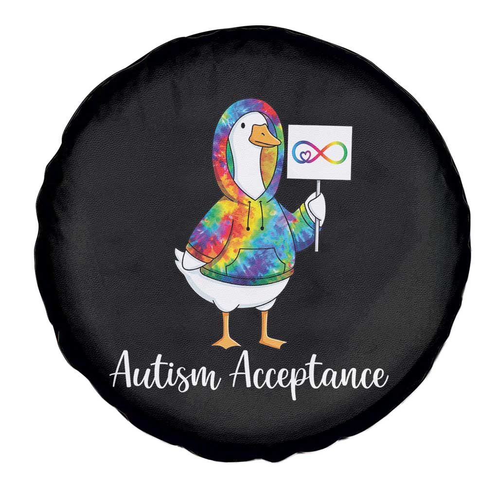 Autism Acceptance Spare Tire Cover Accept Understand Love Support Neurodivergent TS14 Print Your Wear