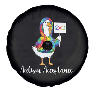 Autism Acceptance Spare Tire Cover Accept Understand Love Support Neurodivergent TS14 Print Your Wear