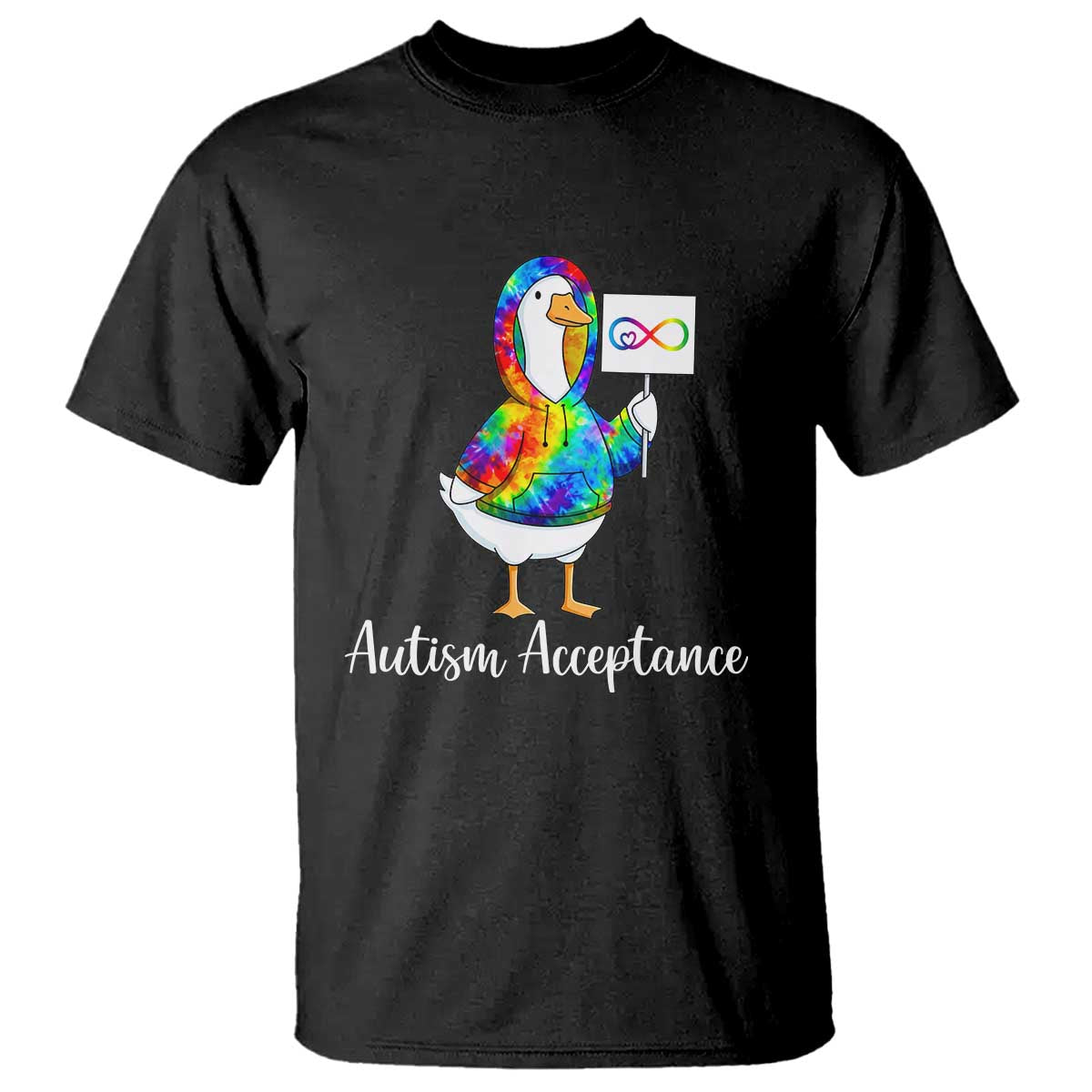 Autism Acceptance T Shirt Accept Understand Love Support Neurodivergent TS14 Black Print Your Wear