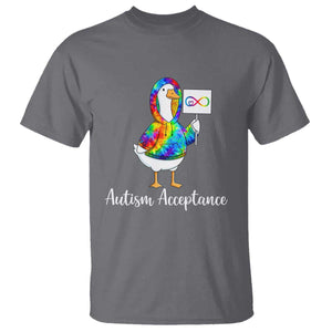Autism Acceptance T Shirt Accept Understand Love Support Neurodivergent TS14 Charcoal Print Your Wear