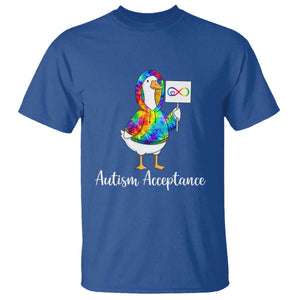 Autism Acceptance T Shirt Accept Understand Love Support Neurodivergent TS14 Royal Blue Print Your Wear