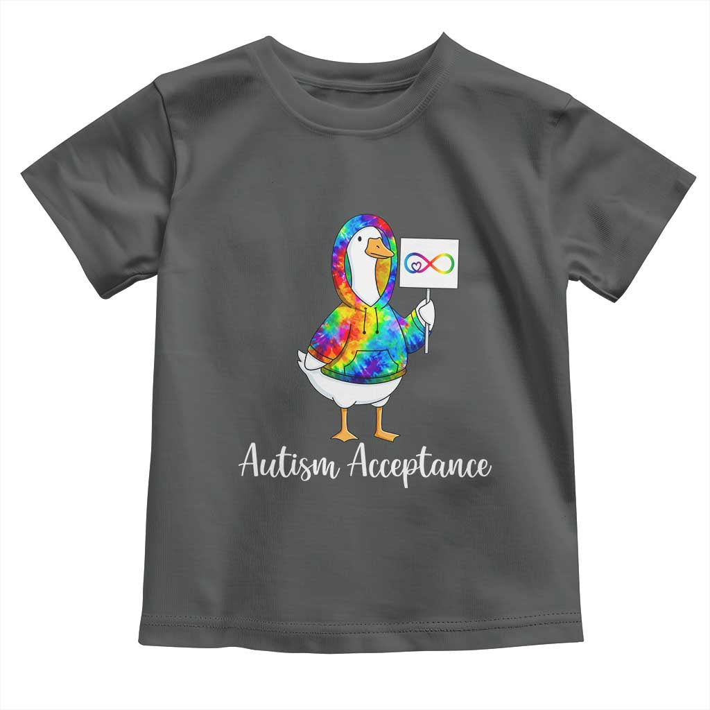Autism Acceptance Toddler T Shirt Accept Understand Love Support Neurodivergent TS14 Dark Heather Print Your Wear