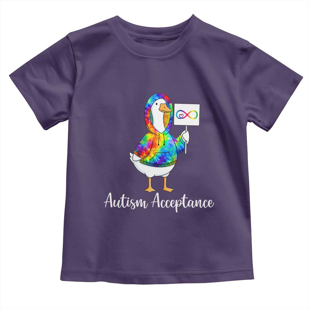 Autism Acceptance Toddler T Shirt Accept Understand Love Support Neurodivergent TS14 Purple Print Your Wear