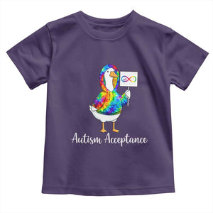 Autism Acceptance Toddler T Shirt Accept Understand Love Support Neurodivergent TS14 Purple Print Your Wear