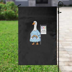 Autism Acceptance Garden Flag Neurodivergent Awareness Silly Goose Support TS14 Print Your Wear