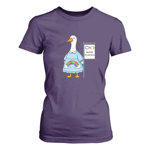 Autism Acceptance T Shirt For Women Neurodivergent Awareness Silly Goose Support TS14 Purple Print Your Wear