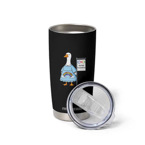 Autism Acceptance Tumbler Cup Neurodivergent Awareness Silly Goose Support TS14 Print Your Wear